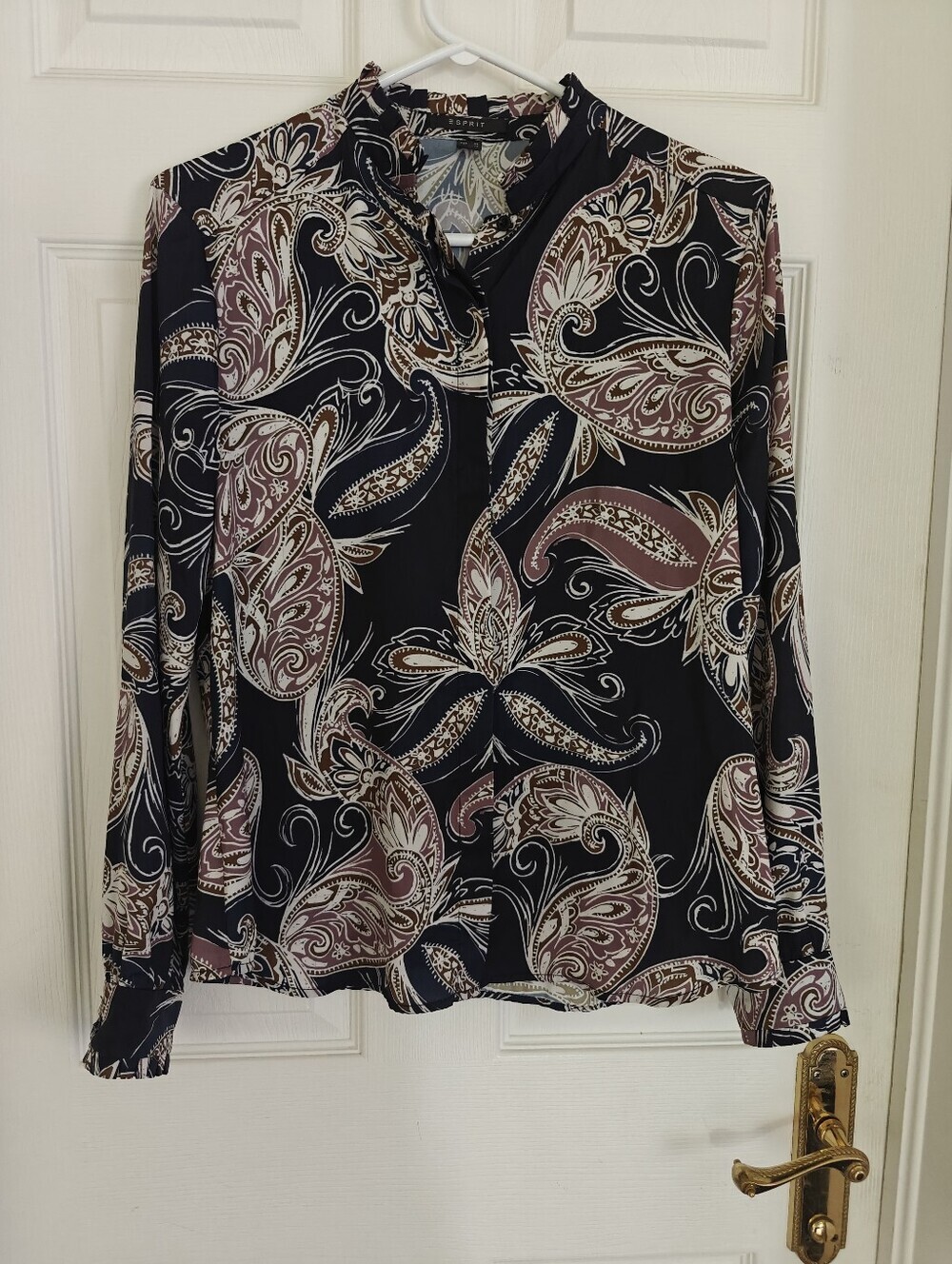 ESPRIT Long Sleeve Paisley Print Blouse